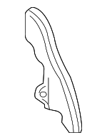 74281TS8A50 - : 2014-2015 Honda Civic - Pad R Front Fender Partition for Honda: Civic Image