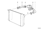 11531741413 - Engine: Water Hose for BMW Image