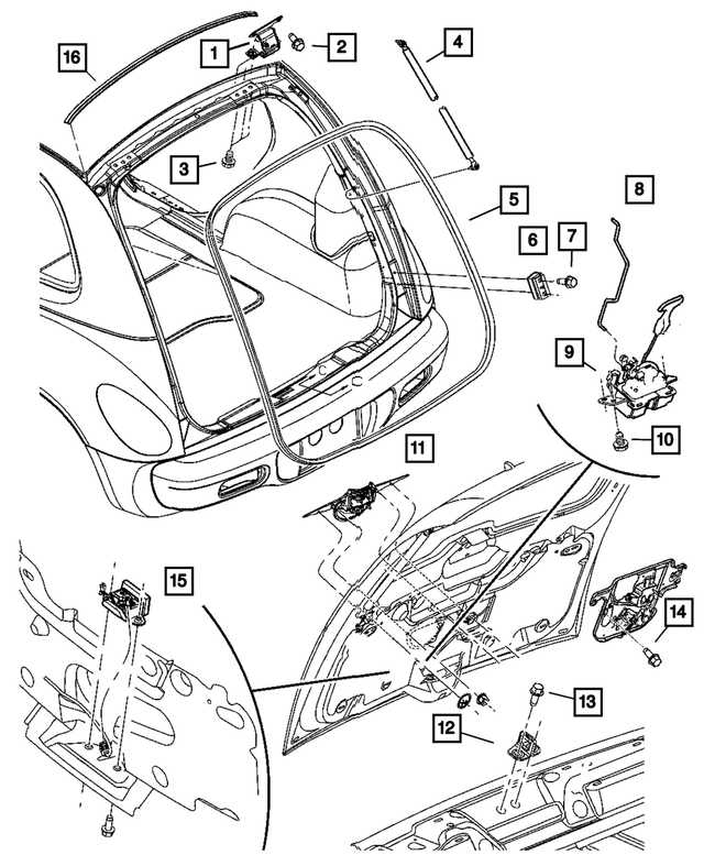 ZK71AB5AE - : Liftgate Handle for Mopar Image