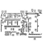 68134264AA - Body Sheet Metal Except Doors: Side Panel Reinforcement for Mopar Image