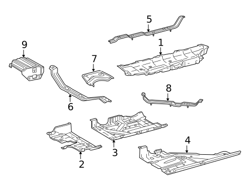 Heat Shields for 2018 Lexus RX450hL #0
