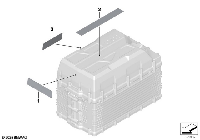 61285A95A19 - : Information Label Drive Battery for BMW-Motorrad Image
