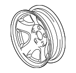 5HW99PAKAD - Unclassified: Wheel, Alloy for Dodge: Ram 1500 Image