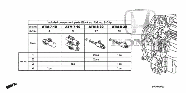 AT Solenoid Valve Set for 2008 Honda CR-V #0