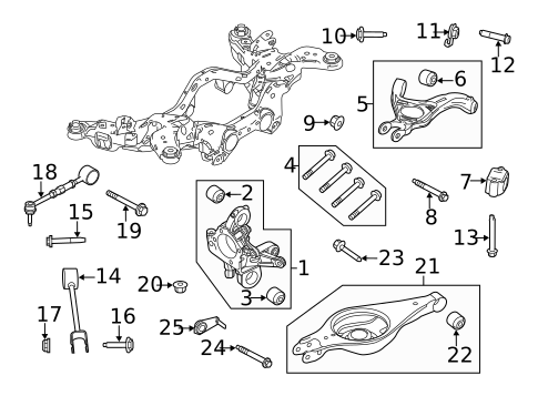 Suspension, Springs & Related Components for 2014 Lincoln MKT #0