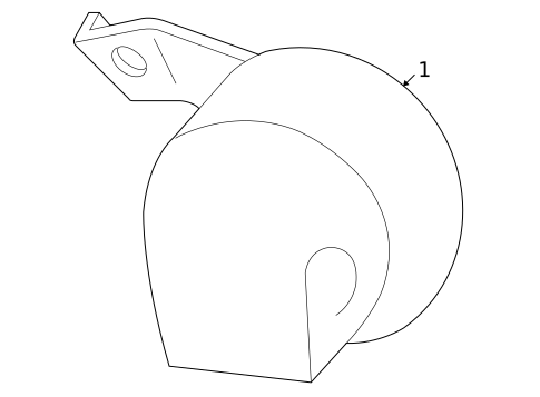 Horn for 2006 Pontiac Torrent #0