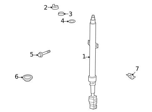 Steering Column Assembly for 2004 Dodge Sprinter 3500 #0