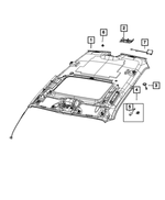 7KW79DX9AA - Interior Trim: Headliner for Mopar Image