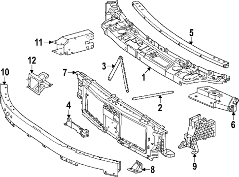 Radiator Support for 2025 Mercedes-Benz CLE 300 #0