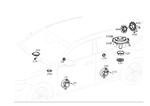 2478201003 - Electrical System: Speaker for Mercedes-Benz Image