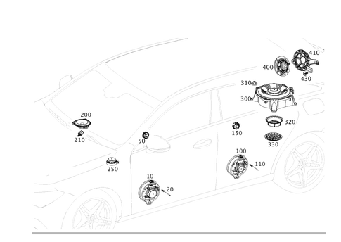 Loudspeaker for 2019 Mercedes-Benz CLA250 #0