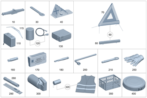Tools and Accessories for 1984 Mercedes-Benz 300CD #0