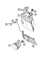 68001417AA - Electrical: Headlamp Boot for Mopar Image