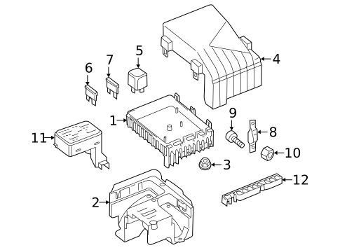Fuse & Relay for 2017 Audi Q3 #0