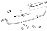 1084900820 - : Exhaust Pipe for Mercedes-Benz Image