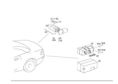 Vacuum Pump and Connector for 2007 Mercedes-Benz SL55 AMG #0
