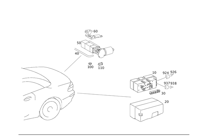 2308000648 - Vacuum System/Hydraulic System: Pump for Mercedes-Benz: SL500, SL55 AMG, SL550, SL600, SL63 AMG, SL65 AMG Image image