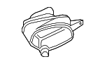 95B253612DY - Exhaust: Rear Muffler for Porsche Image