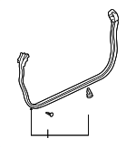 6786220420 - Body: Lower Weather-strip for Toyota: Celica Image