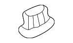 1J0853120 - Body: Sill Plate Nut for Volkswagen: Golf, Jetta Image