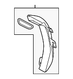 15200121 - : Outlet Duct for Buick: Terraza | Chevrolet: Uplander | Pontiac: Montana | Saturn: Relay Image