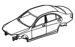 2236007900 - Body: Body Assembly for Mercedes-Benz Image
