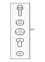 70102SZNA01 - Body: Frame Assembly Spacer for Acura: ZDX Image