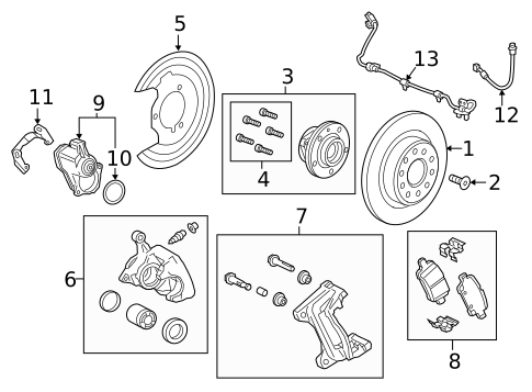 Rear Brakes for 2018 Buick Regal Sportback #2