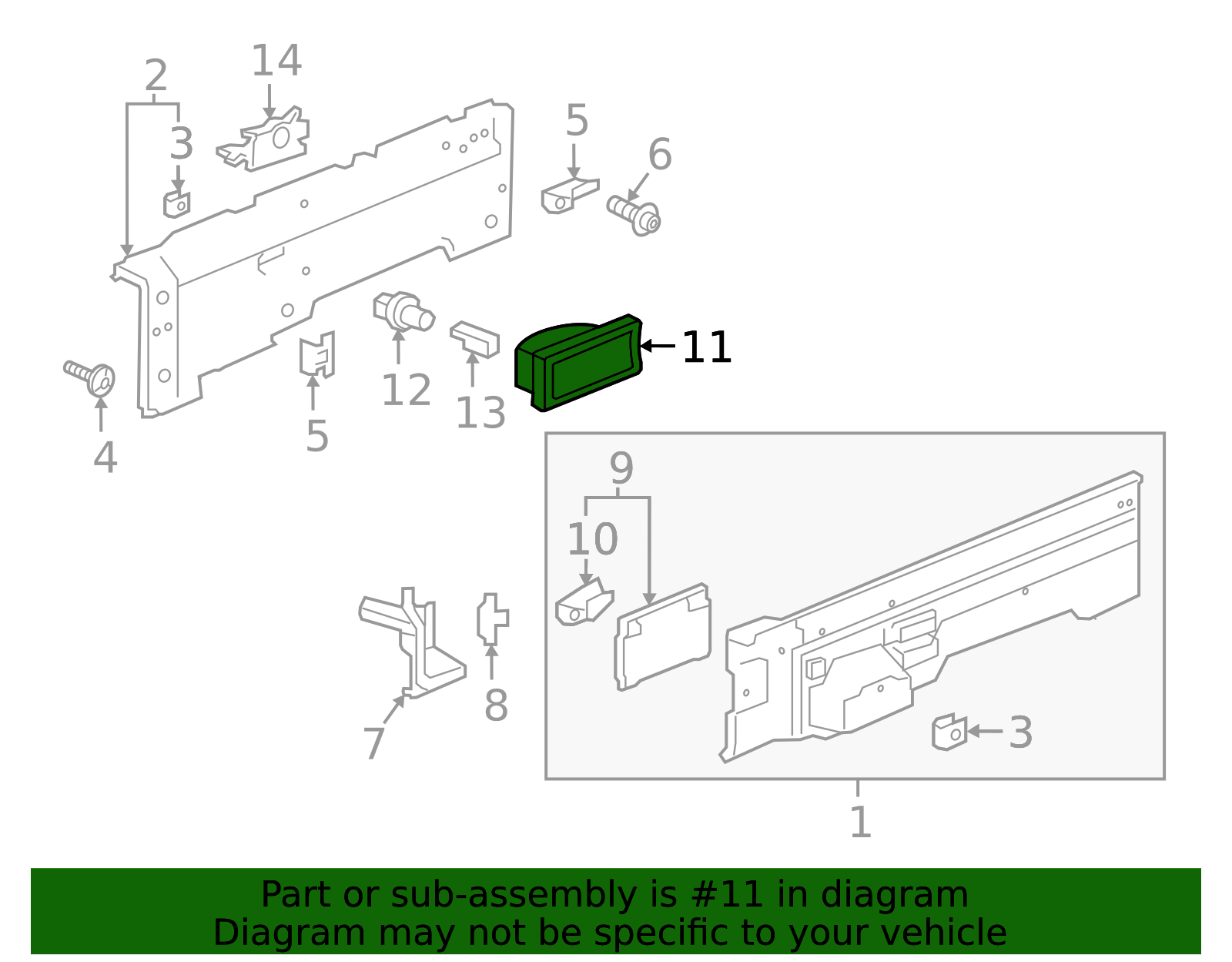 2006-2025 Honda Ridgeline Cargo Area Light 34651-SJC-A01 | OEM Parts Online