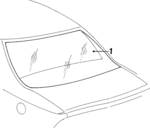 10131321 - Body: Back Glass for Chevrolet: Beretta Image