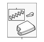 TK486676YD - Electrical: Fuse Box Cover for Mazda: CX-9 Image