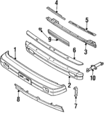 6265204A00 - : Valance for Nissan: Sentra Image