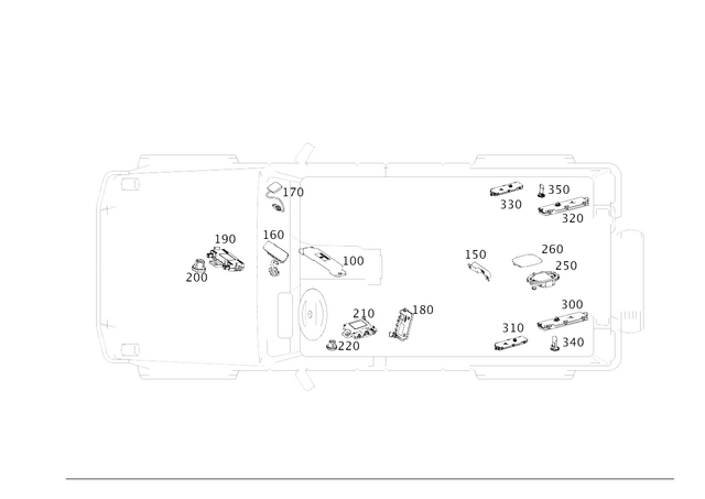 4639050001 - Electrical System: Antenna for Mercedes-Benz: G550, G63 4x4 Squared AMG, G63 AMG Image image