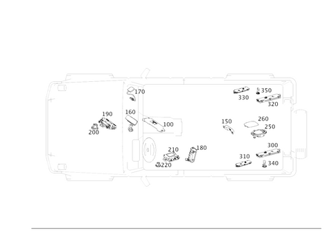 Antenna, Antenna Amplifier and Wiringharnesses for 2021 Mercedes-Benz G550 #0