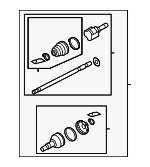 12778060 - Suspension: Axle Assembly for Saab: 9-3, 9-3X Image