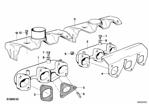 Exhaust Manifold for 1985 BMW 635CSi #0