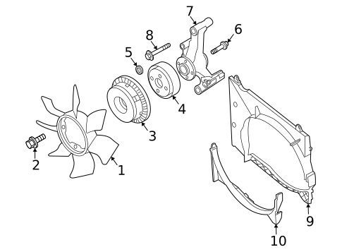 Cooling Fan for 2011 Nissan Frontier #0