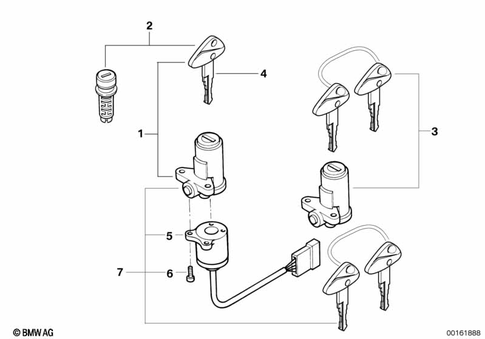 Locks for 2007 BMW-Motorrad G 650 Xcountry #0