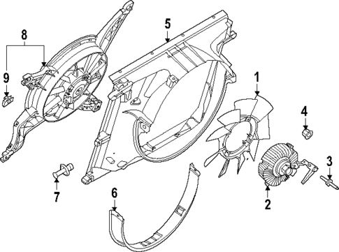 Cooling Fan for 2023 Ford F-350 Super Duty #0