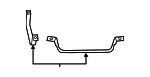 4H0201653C - Fuel System: Tank Strap for Audi: A8 Quattro, S8 Image