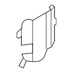 15116141 - Cooling System: Heat Shield for Buick: Terraza | Chevrolet: Uplander | Pontiac: Montana | Saturn: Relay Image