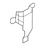 10398728 - Cooling System: Heat Shield for Buick: Terraza | Chevrolet: Uplander | Pontiac: Montana | Saturn: Relay Image