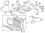 1630431037 - Cooling System: Water Outlet for Lexus Image