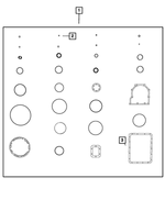68040450AA - AS68RC; 6-Speed; Automatic Transmission: Transmission Seal And Gasket Package for Mopar Image