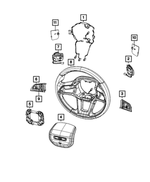 68546903AA - Electrical: Steering Wheel Wiring for Mopar Image