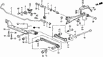 52387SE0023 - Chassis: BOLT, ARM ADJUSTING (LOWER) for Honda Image