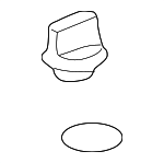 1218021021 - Engine: Filler Cap for Scion: xA, xB | Toyota: Avalon, Celica, Corolla, Echo, Matrix, MR2 Spyder, Prius, RAV4, Tacoma, Yaris Image