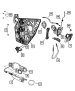 1RH65PDNAD - Doors, Door Mirrors and Related Parts: Exterior Door Handle for Chrysler: 300 | Dodge: Journey Image