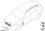 51138086866 - : Front Ornamental Grille for BMW Image