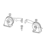 6507294AA - Electrical: Hex Flange Head Bolt for Chrysler: 200, 300, Aspen, Pacifica, Town &amp; Country, Voyager | Dodge: Avenger, Caravan, Challenger, Charger, Dakota, Durango, Grand Caravan, Magnum, Ram 1500, Ram 2500, Ram 3500 | Jeep: Commander, Grand Cherokee | Ram: C/V, Dakota Image